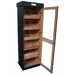 Cigar Humidor Double Cabinet with GERMANUS Humidifier und GERMANUS Digital hygrometer