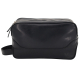 GERMANUS Culture Bag from Leather in Black, 3604