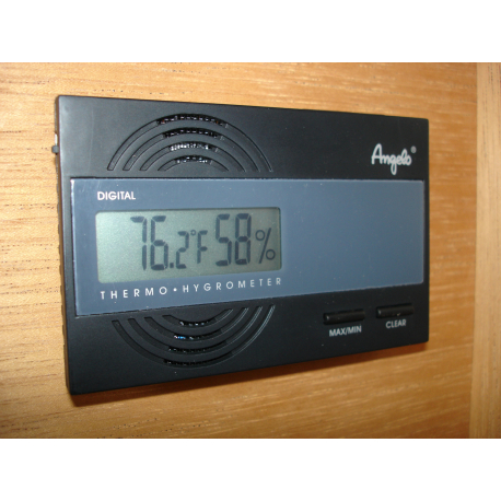 ACOUTO Cigar Digital Hygrometer Temperature Humidity Meter