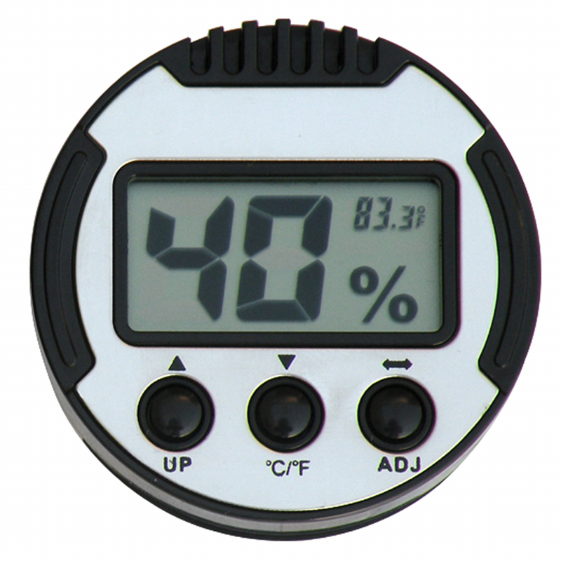 NEW Digital Hygrometer For Cigar Humidor With Metal Frame With LCD