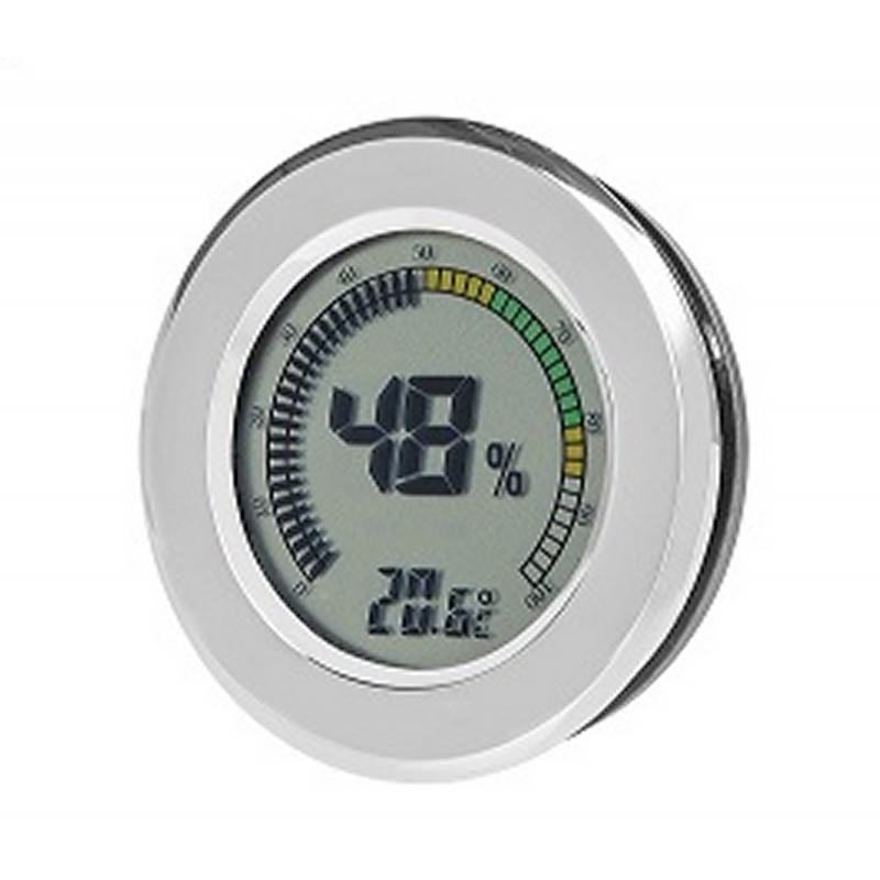 XIKAR 832Xi Digital Cigar Humidor Hygrometer Thermometer Round