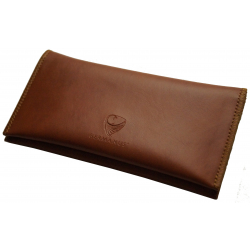 GERMANUS Tobacco Pouch - Art Leather Classic large - tan