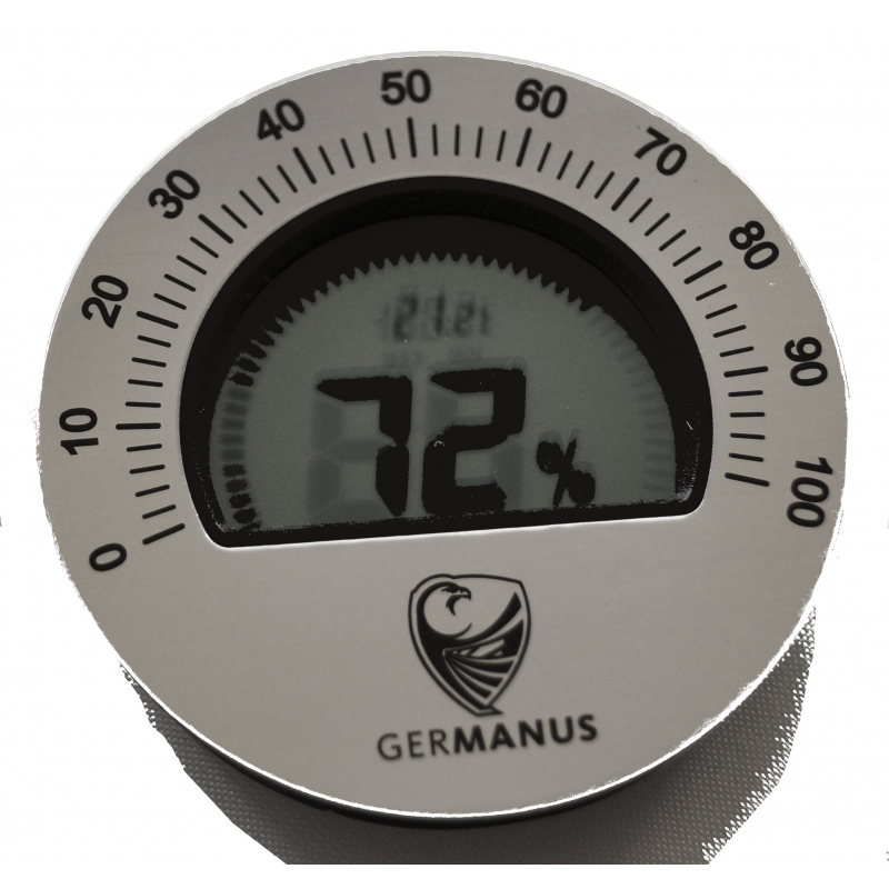 Calibratable GERMANUS Digital Humidor Hygrometer
