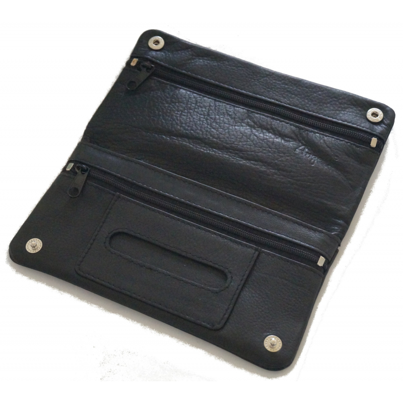 Handmade Leather Tobacco Pouch Avaliable in Three Colors. 