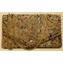 Kavatza Mary Jane Clutch Atlantia - Tobacco Clutch