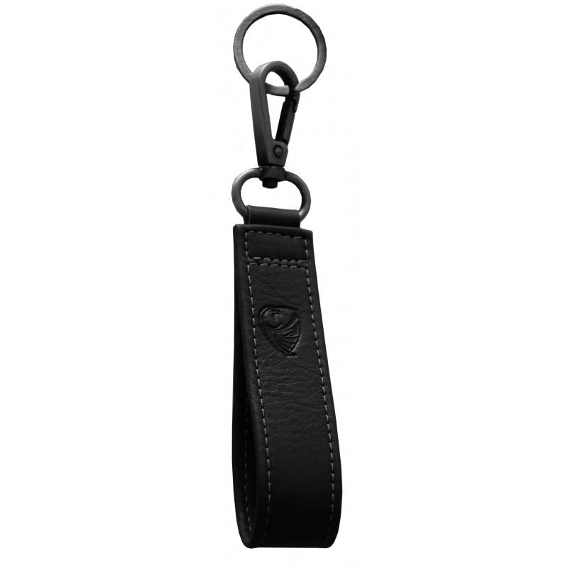 GERMANUS Key Ring From Steel and Leather