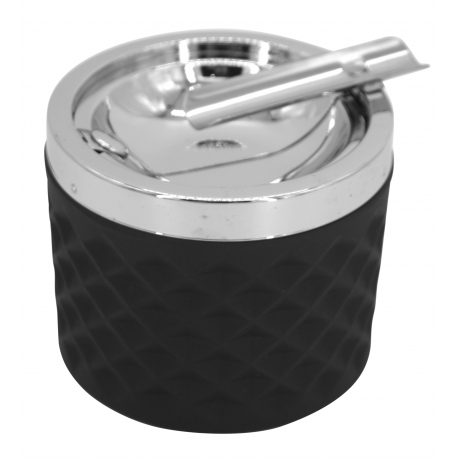 Wind Ashtray XXL 15 cm Diameter Ceramic White or Black Round with